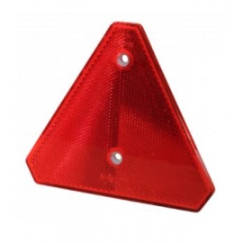 Catadioptre rouge triangulaire 