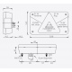 Feu multipoint V à ampoules Aspöck 8 pin